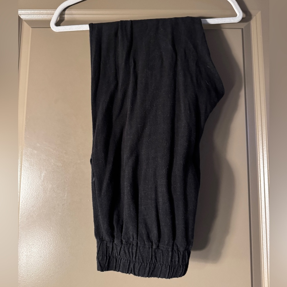 Black Linen Pants